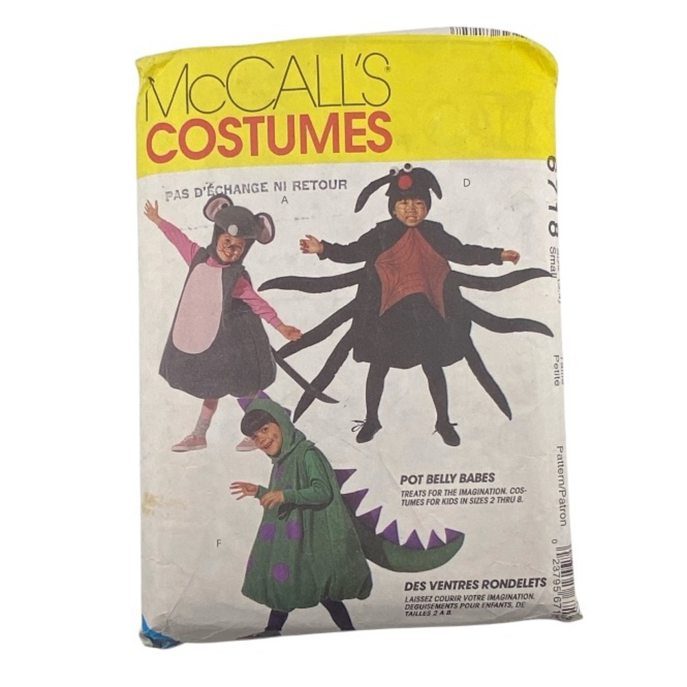 🪡 Vintage McCall’s Costume 6718 Sewing Pattern